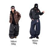 オーバーサイズヴィンテージパッチレザージャケット