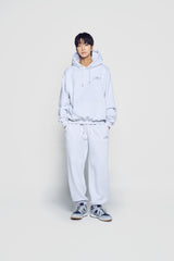 24FW アップサイドダウンロゴナッピングズリーパンツメランジ