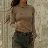(W) Lettering span long sleeve