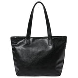 RIENNE SIDE ZIPPER LEATHER SHOULDER BAG UNISEX (2COLOR)