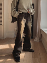 Wrangle Flare Maxi Denim Pants