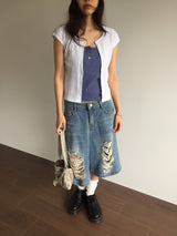 Mer knit short sleeve  (4color)