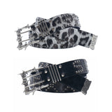 SEXXDEVIL Leopard Print Belt
