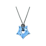 gleaming star dot necklace [blue]