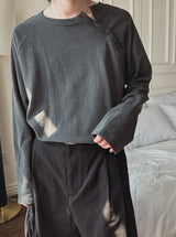 Bor Pigment Snap Long Sleeve