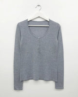 Cole Slim Henley Neck Knit (5color)