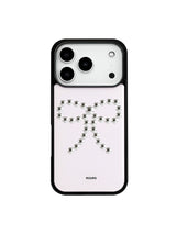 リボン スタッド ケース (pink)