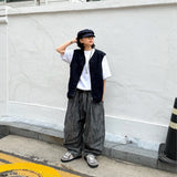Vintage Stripe Balloon Pants