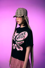Roll-Up Pin Tuck Tee