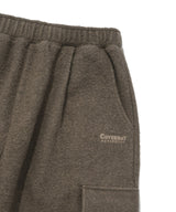 Bouclé Jersey One-Tuck Semi-Wide Cargo Pants Olive