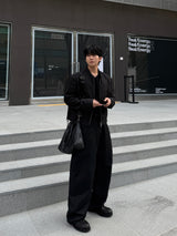 Avan straight rivet slacks
