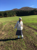 ハートニットジップアップ