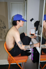 LOGO CAP - BLUE