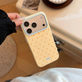 Macaron Polka Dot Color Frame iPhone-Compatible Case