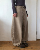 Lapu Check Pocket Wide Pants