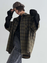 ASCLO Like Layered Check Shirt (2color)
