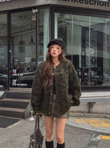 Referred Wool Round Cardigan