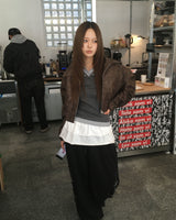 Vintage crop jacket