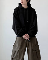 BDDクロップ オーバー フーディー
