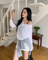 Rizzle Basic Cotton Mini Skirt