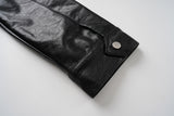 Bono Stud Leather Short Jacket