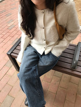 Furry round jacket