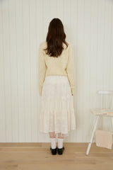 パステルプリンリボンカーディガン