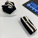 Clam ラウンドペンケース _ コーデュロイブラック