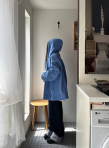 two way hood zip up
