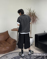 Lafes Zipper Cargo Bermuda Pants