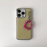 dot silver bumper case [green]