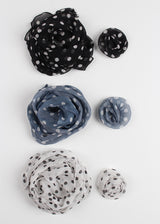 CORSAGE DOT SCARF