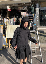 ファーフードクロップパディング