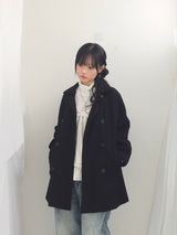 Raglan A-line coat