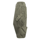 VTG BACK BOOTS CARGO SHORTS_KHAKI