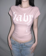 dot pop baby tee (3colors)