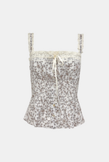 Antique Bloom Strap Blouse