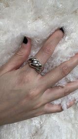 Bold twist ring