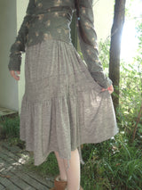bold shirring skirt