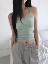 Adim Rivet Pintuck Nylon Wide Pants