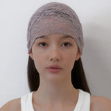  2-WAY LACE BANDANA HEADBAND (3 COLOR)
