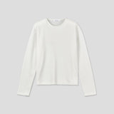 Chewy Waffle Crop Long Sleeve
