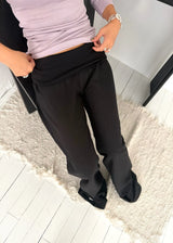 Folding wide cotton pants(2c)