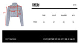 8287 Limitedition Crop Denim Jacket (Blue)