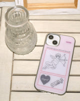[MADE] [PHONE CASE] キューピッド (ピンク)