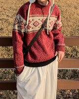 Frost nordic pattern knit