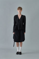 Comos flared skirt_black