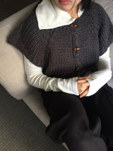 Grandma Hand-Knit Bolero (2color)