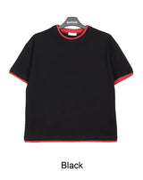 Rian Color Matching Layered Short Sleeve Tee