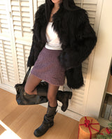 Fib Premium Mix Fur Coat
